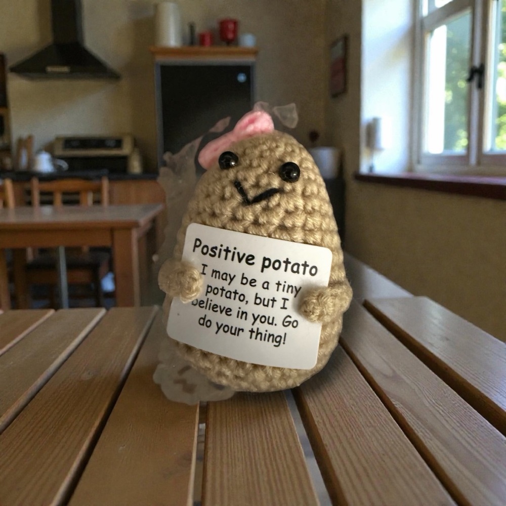 Positive Message crochet items - Picture 8 of 10